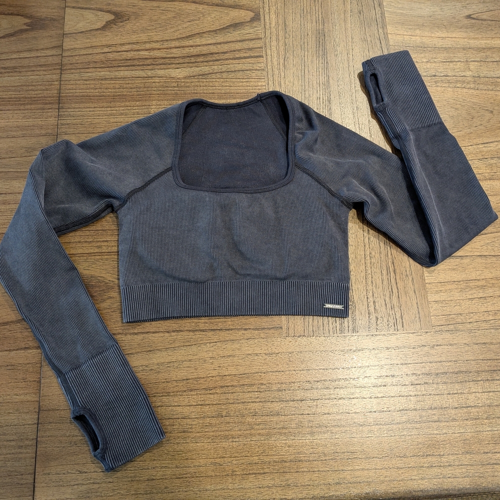 Savage X Fenty Gray Crop Top